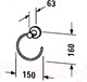 Миниатюра изображения товара Кольцо для полотенца Duravit D-Code 99211000