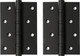 Миниатюра изображения товара Комплект петель дверных VELA 100x70x2.5-4BB (2шт, черный)