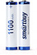 Миниатюра изображения товара Комплект аккумуляторов SmartBuy AAA/2BL 1100mAh (SBBR-3A02BL1100)