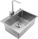Миниатюра изображения товара Мойка кухонная Avina HM6548 (нержавеющая сталь)