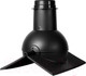 Миниатюра изображения товара Аэратор коньковый Krovent Pipe-Cone для любого типа кровли RAL 9005 (черный)