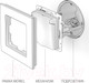 Миниатюра изображения товара Розетка Werkel W1171208 / a051610 (черный матовый)