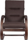Миниатюра изображения товара Кресло-качалка Импэкс Leset Монэ (орех текстура/малмо 28/коричневый)