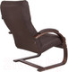 Миниатюра изображения товара Кресло-качалка Импэкс Leset Монэ (орех текстура/малмо 28/коричневый)