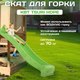 Миниатюра изображения товара Скат для горки KBT Tsuri HDPE / 402.015.013.001 (с подключением к воде, лайм)