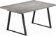 Миниатюра изображения товара Обеденный стол Васанти Плюс Лофт 120-160x80 (бетон/каркас черный)