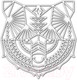 Миниатюра изображения товара Декор настенный Arthata Медведь 35x35-V / 026-1