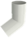 Миниатюра изображения товара Колено трубы водосточной Ruplast 60 градусов RAL 9010 (белый)