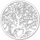 Миниатюра изображения товара Декор настенный Arthata Дерево жизни 60x60-V / 029-1