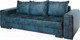 Миниатюра изображения товара Диван KRONES Цезарь 4 (искуственная замша лазурно-серый/черный)