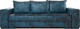 Миниатюра изображения товара Диван KRONES Цезарь 4 (искуственная замша лазурно-серый/черный)