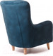 Миниатюра изображения товара Кресло мягкое KRONES Калипсо (велюр темно-синий)