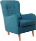 Миниатюра изображения товара Кресло мягкое KRONES Калипсо (велюр лазурный)