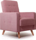 Миниатюра изображения товара Кресло мягкое KRONES Тесей (велюр пыльной розы)