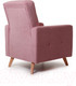Миниатюра изображения товара Кресло мягкое KRONES Тесей (велюр пыльной розы)