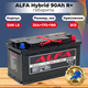 Миниатюра изображения товара Автомобильный аккумулятор ALFA battery Hybrid R (90 А/ч)