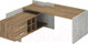 Миниатюра изображения товара Письменный стол Norden Левый 180x179.8x84 / СФ-531221