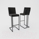 Миниатюра изображения товара Стул барный Hype Mebel Морган (черный/черный)