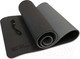 Миниатюра изображения товара Коврик для йоги и фитнеса Original FitTools FT-YGM10-TPE-BCGY (черный/серый)