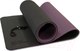 Миниатюра изображения товара Коврик для йоги и фитнеса Original FitTools FT-YGM10-TPE-BPP (черный/фиолетовый)