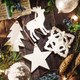 Миниатюра изображения товара Набор елочных игрушек Нашы майстры Снежный / 9026 (белые под роспись)