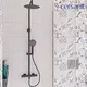 Миниатюра изображения товара Душевая система со смесителем Cersanit Brasko Black 63112/64527