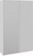 Миниатюра изображения товара Шкаф-купе ТриЯ Траст СШК 2.140.70-13.15 2-х дверный (белый снег/зеркало/стекло белый глянец)