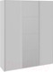 Миниатюра изображения товара Шкаф-купе ТриЯ Траст СШК 2.180.60-15.13.15 3-х дверный (белый снег/стекло белый глянец/зеркало/стекло белый глянец)