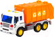 Миниатюра изображения товара Мусоровоз игрушечный Полесье Сити коммунальный / 86426 (инерционный, оранжевый)