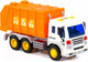 Миниатюра изображения товара Мусоровоз игрушечный Полесье Сити коммунальный / 86426 (инерционный, оранжевый)