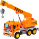 Миниатюра изображения товара Кран игрушечный Полесье Сити / 86556 (инерционный, оранжевый)