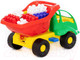 Миниатюра изображения товара Самосвал игрушечный Полесье Муравей с конструктором. Строитель / 3140