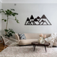 Миниатюра изображения товара Декор настенный Arthata Снежные горы 70x30-B / 038-1 (черный)