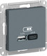 Миниатюра изображения товара Розетка Systeme (Schneider) Electric AtlasDesign ATN000739