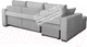 Миниатюра изображения товара Диван угловой Мебельград Неаполь-2 Стандарт левый (альба темно-серый)