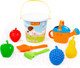 Миниатюра изображения товара Набор игрушек для песочницы Полесье №602 / 62581