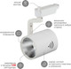 Миниатюра изображения товара Трековый светильник ЭРА TR1-30 WH / Б0032099 (белый)