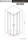 Миниатюра изображения товара Душевой уголок Berges Melita 80x80x195 / 061023