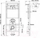 Миниатюра изображения товара Инсталляция для унитаза Berges Novum 040223 (с кнопкой R3)