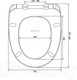 Миниатюра изображения товара Сиденье для унитаза Berges Uno А / 010101 (универсальное крепление)