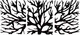 Миниатюра изображения товара Декор настенный Arthata Ветви дерева 160x70-B / 004-3 (черный)