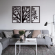 Миниатюра изображения товара Декор настенный Arthata Триптих 115x75-B / 002-3 (черный)