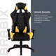 Миниатюра изображения товара Кресло геймерское Brabix GT Master GM-110 / 531927 (черный/желтый)