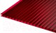 Миниатюра изображения товара Сотовый поликарбонат TitanPlast 2100x6000x4 (гранатовый)