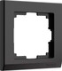 Миниатюра изображения товара Рамка для выключателей и розеток Werkel W0011808 / a050908 (черный)