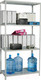 Миниатюра изображения товара Стеллаж металлический Brabix Ms-185/40/70-4 / 291103