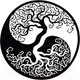 Миниатюра изображения товара Декор настенный Arthata Дерево Инь-Янь 40x40-B / 044-1 (черный)