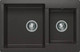 Миниатюра изображения товара Мойка кухонная Polygran Brig-772 (черный)