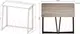 Миниатюра изображения товара Письменный стол Brabix Loft Cd-001 / 641211 (дуб натуральный)