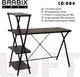Миниатюра изображения товара Стол-стеллаж Brabix Loft Cd-004 / 641218 (мореный дуб)